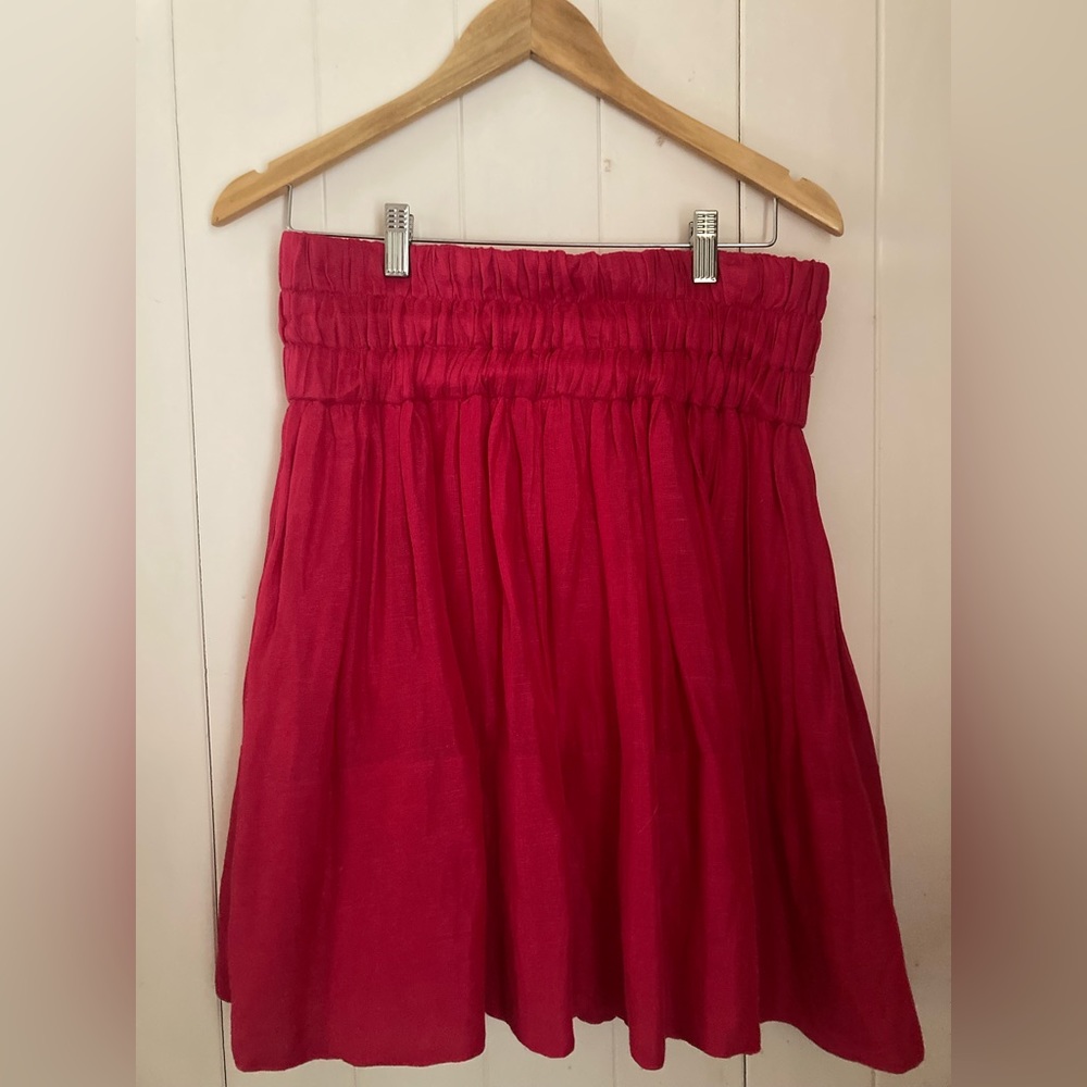 Country Road red/pink mini skirt. - Picture 1 of 4